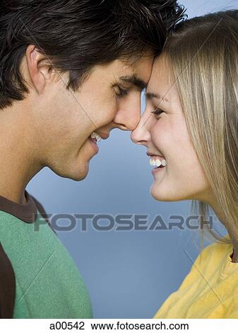 Closeup of couple smiling View Large Photo Image Stock Image - Closeup of couple smiling. Fotosearch
