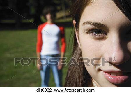 Closeup of couple smiling View Large Photo Image Stock Image - Closeup of couple smiling. Fotosearch