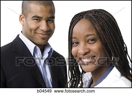 Stock Photo - Closeup of couple smiling. Fotosearch