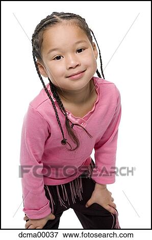 Stock Photo - Closeup of girl smiling. Fotosearch