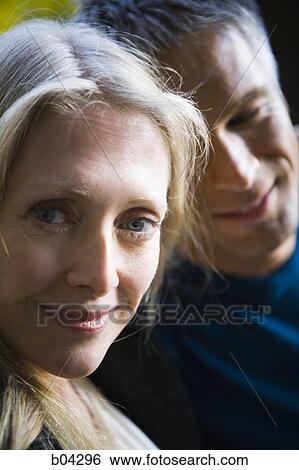 Stock Photograph - Closeup of mature couple. Fotosearch