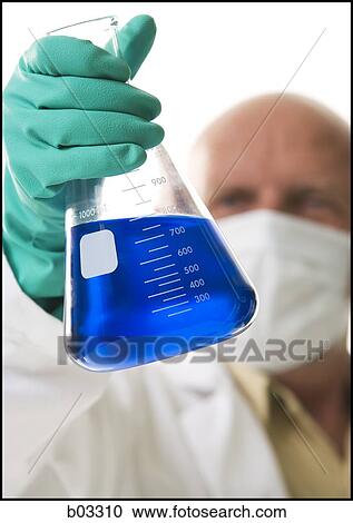 Closeup of scientist with beaker View Large Photo Image Stock Image - Closeup of scientist with beaker. Fotosearch