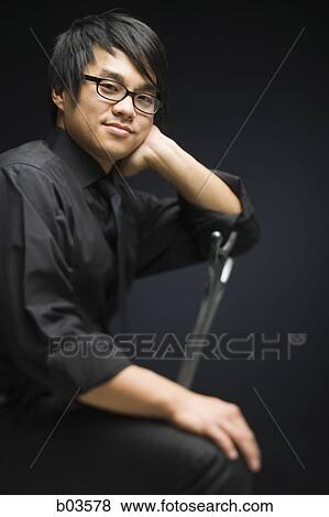 Stock Photo - Closeup of smiling man. Fotosearch