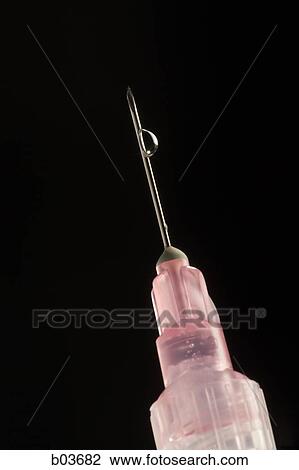 Stock Image - Closeup of syringe. Fotosearch