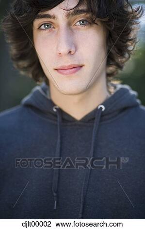 Closeup of teenage boy View Large Photo Image Stock Image - Closeup of teenage boy. Fotosearch