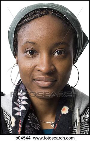 Picture - Closeup of woman smiling. Fotosearch
