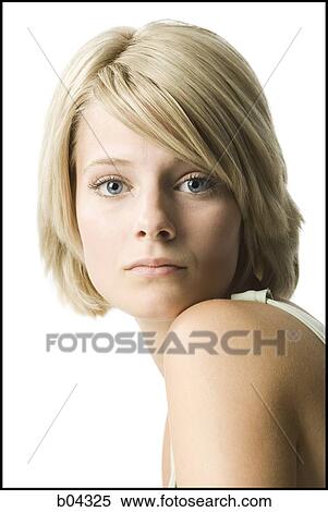 Stock Photography - Closeup of woman. Fotosearch