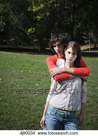 Picture - Couple embracing. Fotosearch