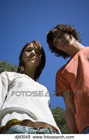 Couple posing View Large Photo Image Stock Photo - Couple posing. Fotosearch