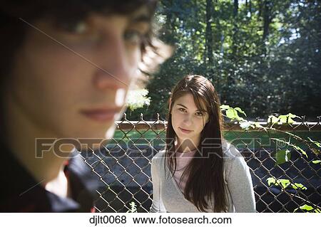 Stock Photo - Couple posing. Fotosearch