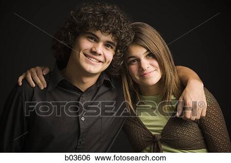 Stock Photograph - Couple smiling. Fotosearch