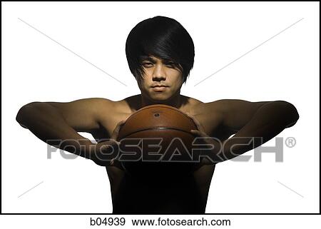 Cutout of man with basketball View Large Photo Image Stock Photo - Cutout of man with basketball. Fotosearch