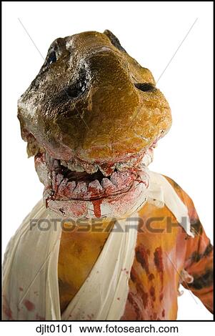 Stock Image - Dinosaur costume. Fotosearch