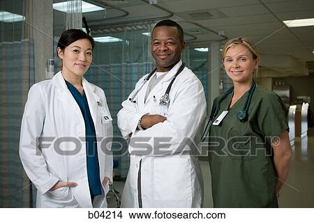 Doctors and nurse in hospital View Large Photo Image Picture - Doctors and nurse in hospital. Fotosearch