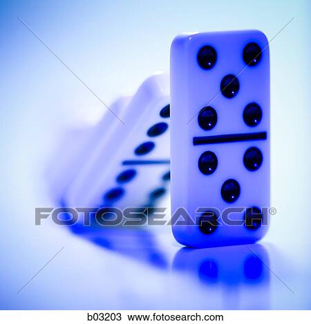 Stock Image - Dominoes. Fotosearch