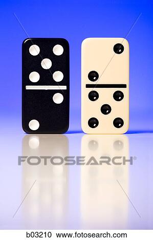 Stock Image - Dominoes. Fotosearch