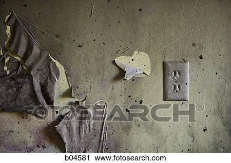 Electrical outlet on wall with peeling paint View Large Photo Image Stock Image - Electrical outlet on wall with peeling paint. Fotosearch