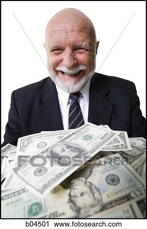 Excited mature man with large sum of money View Large Photo Image Stock Image - Excited mature man with large sum of money. Fotosearch