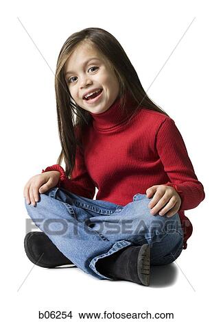 Picture - Girl smiling. Fotosearch