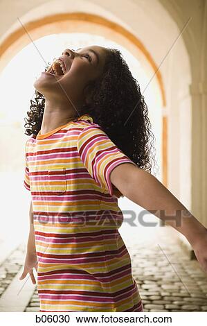 Girl smiling View Large Photo Image Stock Image - Girl smiling. Fotosearch
