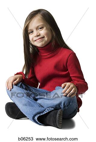 Stock Image - Girl smiling. Fotosearch