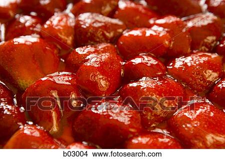Picture - Glazed strawberries. Fotosearch