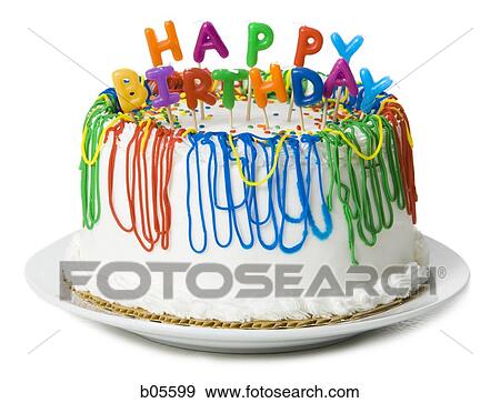 Happy Birthday cake View Large Photo Image Stock Photo - Happy Birthday cake. Fotosearch