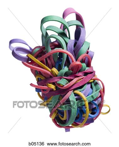 Knotted rubber bands View Large Photo Image Stock Photograph - Knotted rubber bands. Fotosearch