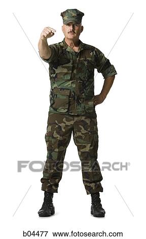 Male in army uniform View Large Photo Image Stock Photo - Male in army uniform. Fotosearch