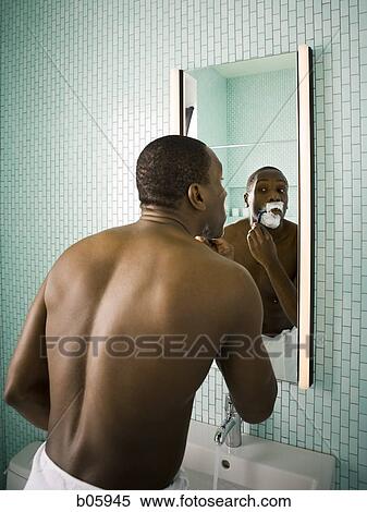 Male shaving View Large Photo Image Stock Photography - Male shaving. Fotosearch