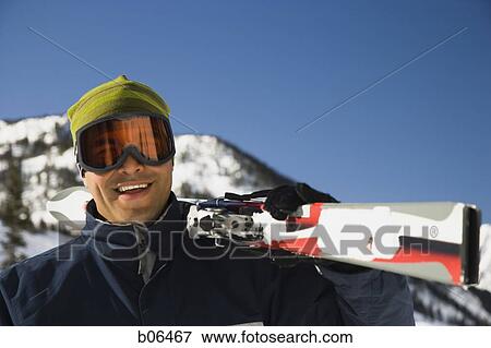 Male skier View Large Photo Image Stock Photo - Male skier. Fotosearch