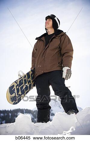Male snowboarder View Large Photo Image Stock Photography - Male snowboarder. Fotosearch
