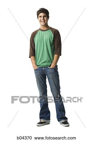 Stock Image - Male standing. Fotosearch