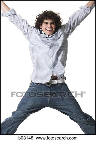 Man jumping View Large Photo Image Stock Photo - Man jumping. Fotosearch