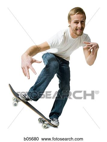 Man on a skateboard View Large Photo Image Stock Image - Man on a skateboard. Fotosearch
