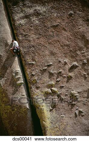 Man rock climbing View Large Photo Image Stock Image - Man rock climbing. Fotosearch