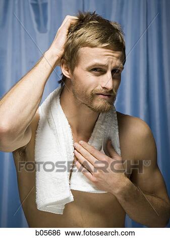 Man scratching head View Large Photo Image Stock Photograph - Man scratching head. Fotosearch