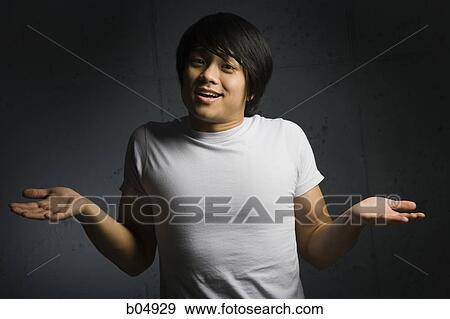 Man shrugging View Large Photo Image Stock Photo - Man shrugging. Fotosearch