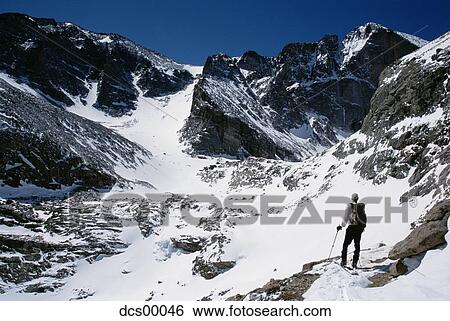 Man skiing View Large Photo Image Stock Photograph - Man skiing. Fotosearch