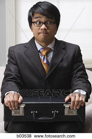 Stock Photo - Man waiting for interview. Fotosearch