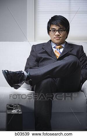 Man waiting for interview View Large Photo Image Stock Photo - Man waiting for interview. Fotosearch