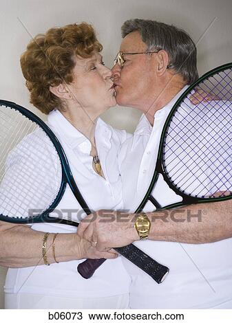 Mature tennis players View Large Photo Image Stock Image - Mature tennis players. Fotosearch