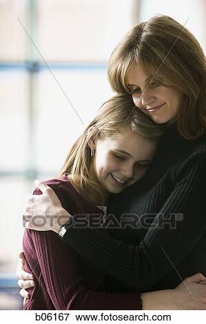 Stock Photo - Mother and daughter. Fotosearch