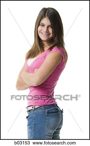 Portait of smiling woman View Large Photo Image Stock Image - Portait of smiling woman. Fotosearch