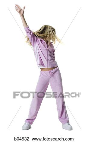 Portrait of a girl dancing View Large Photo Image Stock Image - Portrait of a girl dancing. Fotosearch
