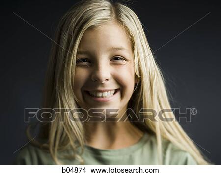 Portrait of a girl smiling View Large Photo Image Picture - Portrait of a girl smiling. Fotosearch