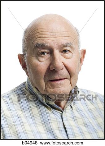 Stock Photo - Portrait of an elderly man. Fotosearch