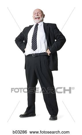 Portrait of businessman with hands on hips View Large Photo Image Stock Photograph - Portrait of businessman with hands on hips. Fotosearch