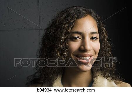 Portrait of girl smiling View Large Photo Image Picture - Portrait of girl smiling. Fotosearch
