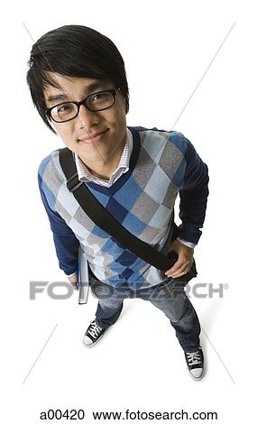 Portrait of student smiling View Large Photo Image Stock Image - Portrait of student smiling. Fotosearch